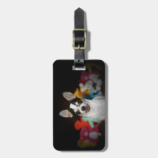Chihuahua Gepäckanhänger (Vorderseite vertikal)