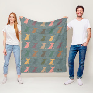 Chihuahua Geschenk Blanket, gemütlicher Hund Lover Fleecedecke
