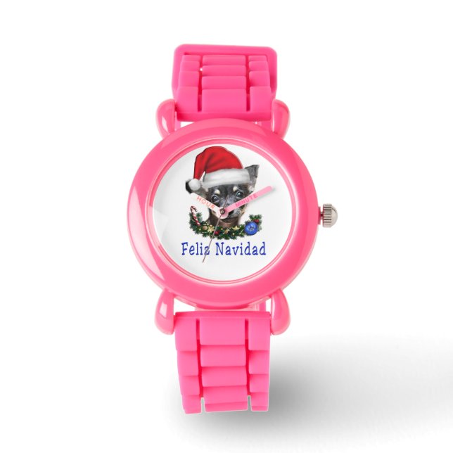 Chihuahua-Geschenke Armbanduhr (Vorderseite)