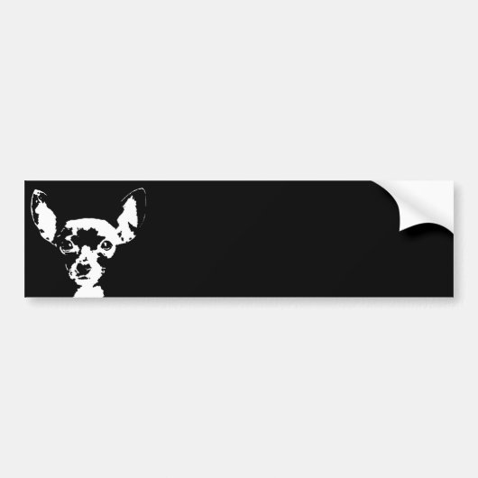 Chihuahua-Geschenke - Autoaufkleber (Vorne)