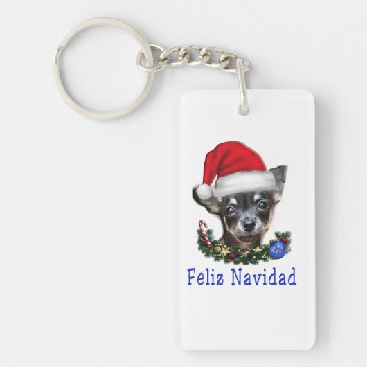 Chihuahua-Geschenke Schlüsselanhänger (Vorderseite)