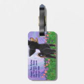 Chihuahua Geschenke und Accessoires Gepäckanhänger (Rückseite vertikal)