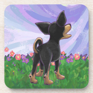 Chihuahua Geschenke und Accessoires Getränkeuntersetzer