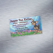 Chihuahua Geschenke und Accessoires Magnetische Visitenkarte (Beispiel)