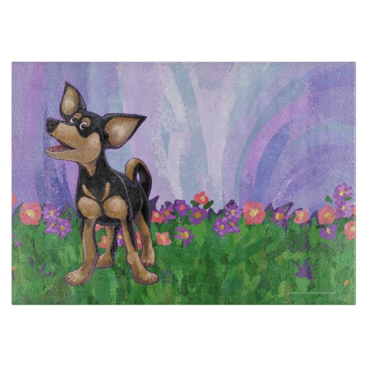 Chihuahua Geschenke und Accessoires Schneidebrett (Vorderseite)