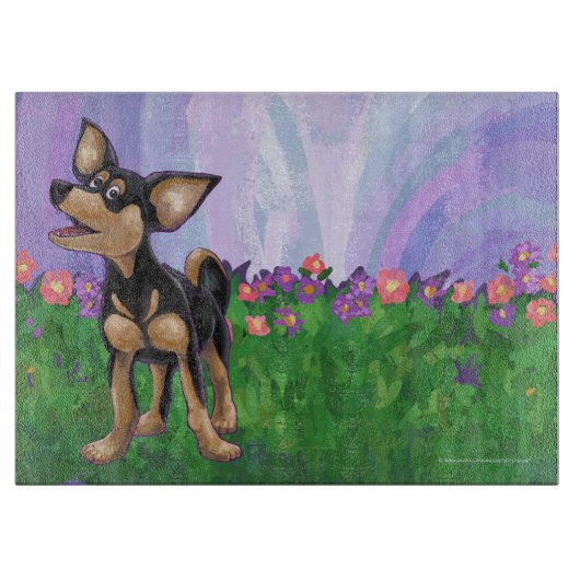 Chihuahua Geschenke und Accessoires Schneidebrett (Vorderseite)