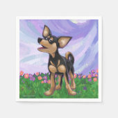 Chihuahua Geschenke und Accessoires Serviette (Vorderseite)