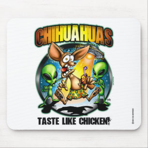 Chihuahua-Geschmack mögen Huhn-Mausunterlage Mousepad