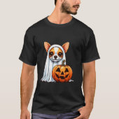 Chihuahua Ghost Pumpkin Halloween Fall Kostüm T S T-Shirt (Vorderseite)