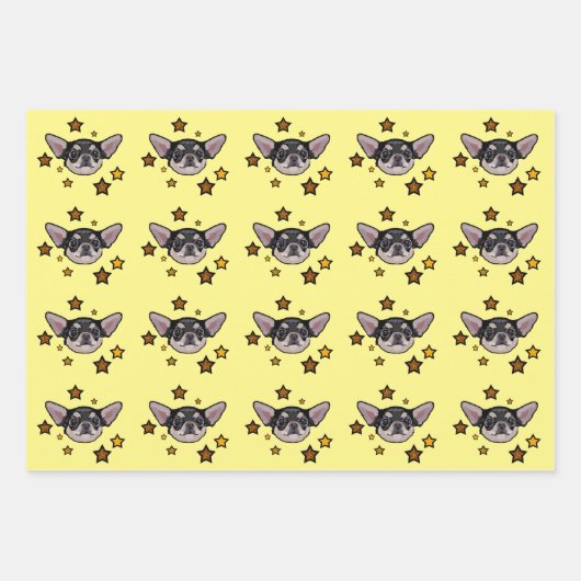 Chihuahua Gift Wrap Set Geschenkpapier Set (Vorderseite 2)