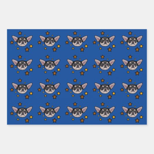 Chihuahua Gift Wrap Set Geschenkpapier Set (Vorderseite 2)