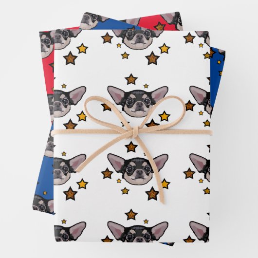 Chihuahua Gift Wrap Set Geschenkpapier Set (Beispiel)