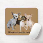 Chihuahua-glückliches Trio Mousepad (Mit Mouse)