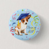 Chihuahua Graduate Button (Vorderseite)