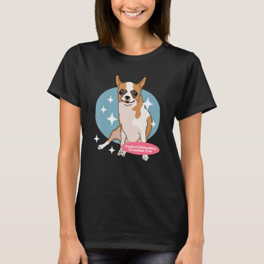 Chihuahua Grandma Dog Owner Chihuahua 2 T-Shirt (Vorderseite)