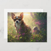 Chihuahua Greetings Postcard Postkarte (Vorne/Hinten)