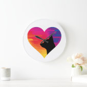 Chihuahua     große wanduhr (Zuhause)