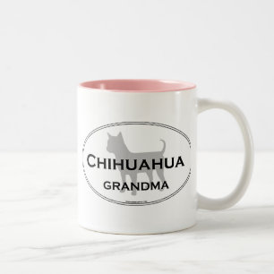 Chihuahua-Großmutter Zweifarbige Tasse