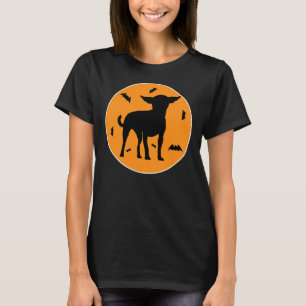 Chihuahua Halloween Bat Silhouette Funny Chihuahua T-Shirt