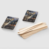 Chihuahua Halloween Beängstigend Fächer (Non-assembled)