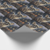 Chihuahua Halloween Beängstigend Geschenkpapier (Ecke)