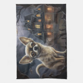 Chihuahua Halloween Beängstigend Geschirrtuch (Vertikal)