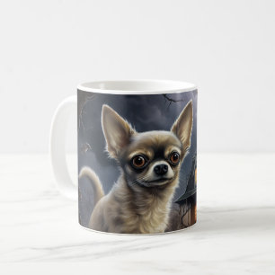 Chihuahua Halloween Beängstigend Kaffeetasse