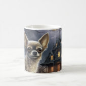 Chihuahua Halloween Beängstigend Kaffeetasse (Mittel)