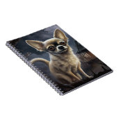 Chihuahua Halloween Beängstigend Notizblock (Rechte Seite)
