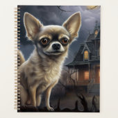 Chihuahua Halloween Beängstigend Planer (Vorderseite)