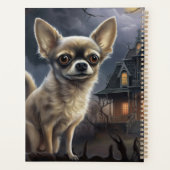 Chihuahua Halloween Beängstigend Planer (Rückseite)