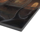 Chihuahua Halloween Beängstigend Schneidebrett (Ecke)