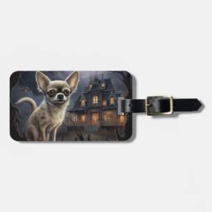 Chihuahua Halloween Gruselig Gepäckanhänger