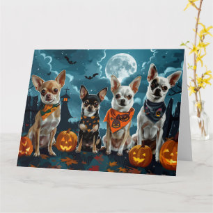 Chihuahua Halloween Gruselig Karte