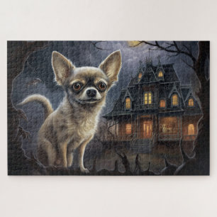 Chihuahua Halloween Gruselig Puzzle