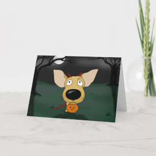 Chihuahua Halloween Karte