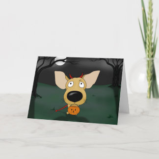 Chihuahua Halloween Karte
