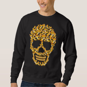 Chihuahua Halloween Kostüm Beängstigend Skull Chih Sweatshirt