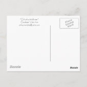 "Chihuahua Halloween" Kunstreproduktion Postkarte (Rückseite)