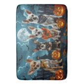 Chihuahua Halloween Spooky Badematte (Vorderseite Vertikal)