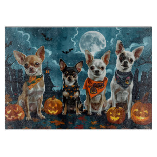 Chihuahua Halloween Spooky Schneidebrett