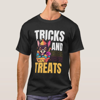 Chihuahua Halloween Welpentrick oder Treat Spooky T-Shirt