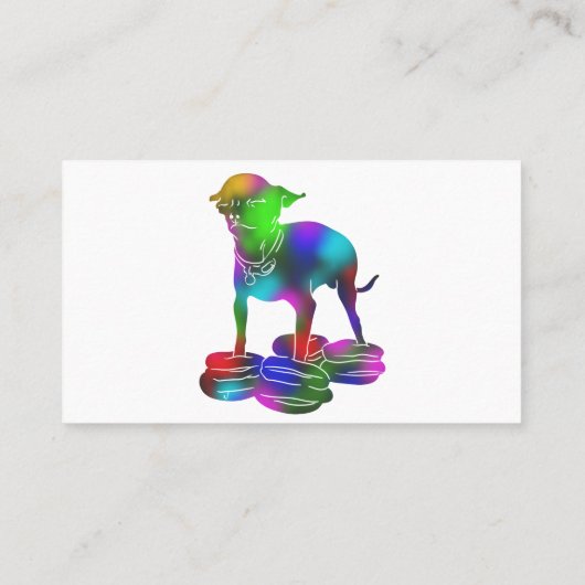 Chihuahua-Hamburger Visitenkarte (Rückseite)