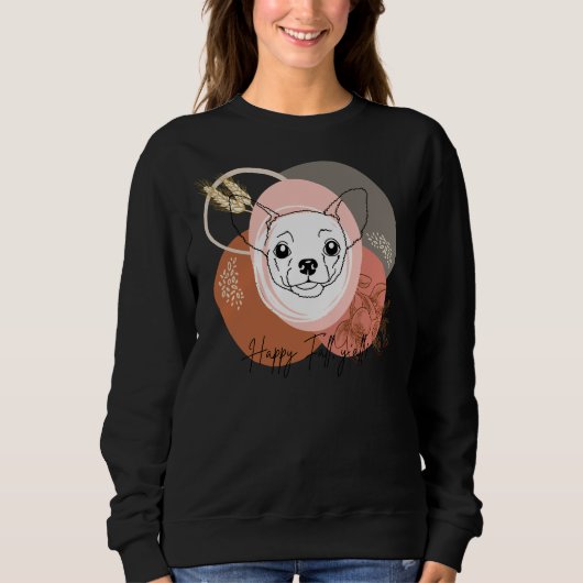 Chihuahua Happy Fall Y All It's Sweater Weather Er Sweatshirt (Vorderseite)