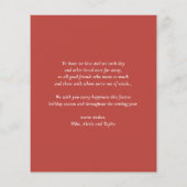 Chihuahua Happy Howlidays Card (Rückseite)