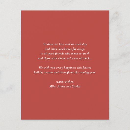 Chihuahua Happy Howlidays Card (Rückseite)