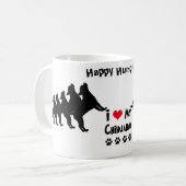 Chihuahua Happy Hump Day Tasse (Vorderseite Links)