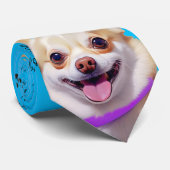 Chihuahua Haustier Hund Neck Tie Krawatte (Gerollt)