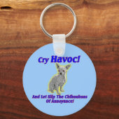 Chihuahua Havoc - Schlüsselanhänger (Vorderseite)