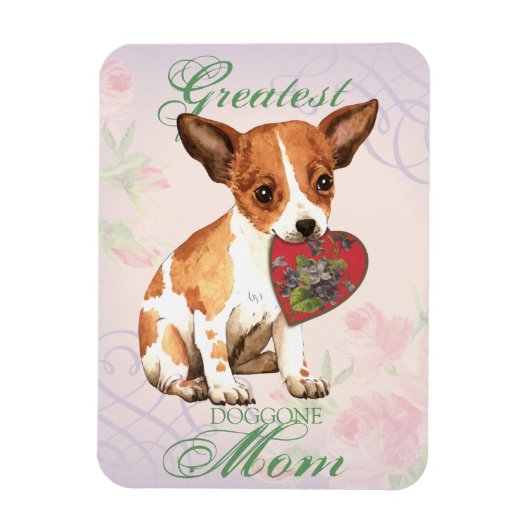 Chihuahua Heart Mama Magnet (Vertikal)